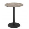 Orlando Round Table 75 x 100 cm - Argile - Black lacquered steel legs