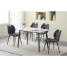 Dining Table Rectangle 120cm  - Black