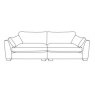 Milano Grand Sofa - Split - B Fabric - Comfort Sit Crumb Foam