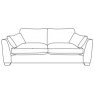 Milano Medium Settee - B Fabric - Comfort Sit Crumb Foam