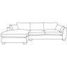 Milano Chaise Sofa - Right Hand Facing - B Fabric - Comfort Sit Crumb Foam