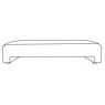 Milano Footstool - B Fabric - Comfort Sit Crumb Foam