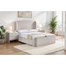 Modello Double Ottoman Bed - Cream