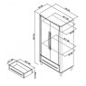 Renzo Double Wardrobe