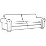 Belverdere Grand Sofa - Split - Classic Back - 10* Fabric