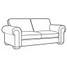 Belverdere Large Sofa - Classic Back - 10* Fabric