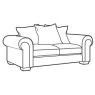 Belverdere Medium Sofa - Pillow Back - 10* Fabric