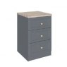 Kanas 3 Drawer XL Bedside