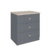 Kanas 3 Drawer XL Midi Chest