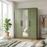 Stratos Fitment FXEA - Extra Tall 3 Door Centre Mirrored Wardrobe
