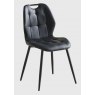 Napoli PU Dining Chair - Black - Boxed in 4's