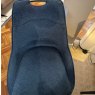 Dallas Swivel Dining Chairs Set of 4 Blue