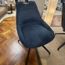 Dallas Swivel Dining Chairs Set of 4 Blue