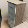 Osaka 3 Drawer Bedside Chest 5 Drawer Narrow Chest Gents Tall Wardrobe