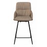 Rogan Swivel Bartstool - Taupe - Seat Height 66cm