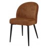 Max Dining Chair with Black Legs - Rust