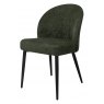 Max Dining Chair with Black Legs - Green