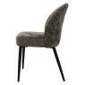 Max Dining Chair with Black Legs - Grey
