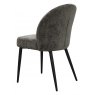 Max Dining Chair with Black Legs - Grey