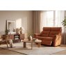 G-Plan Solna Swivel Glider Power Chair + Headrest & Lumbar Fabric - W