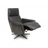 Boho Swivel Recliner - Dark Grey