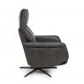 Swivel Recliner - Dark Grey