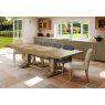 Watton Monastery Extending Dining Table - Grey Finish 180/240/280