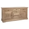 Watton Collection Lyon 3 Door Sideboard Grey Oiled Finish