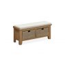 110CM UPHOLSTERED HALL BENCH