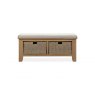110CM UPHOLSTERED HALL BENCH