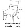 Hooper Fixed Dining Chair  - Legs A Group 4 Fabric