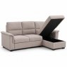 Corner Sofa Bed TaupeChenille