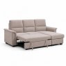 Corner Sofa Bed TaupeChenille