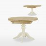 Coelo - Round extending single pedestal table & 1 leaf