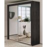 201cm Sliding Wardorbe 223cm High Mirror Doors