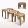 Windsor Dining Nest of three tables (W55xD39xH46)