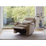 Boston Armchair Manual Recliner Fabric A