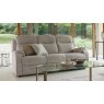 3 Seater Sofa Double Manual Recliner Fabric A