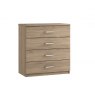 Malta Bedroom 4 Drawer Chest  Finish - Bardolino Oak