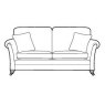 Glasgow - 3 Seater Sofa F Fabric