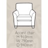 Glasgow - Gallery Accent Chair F Fabric