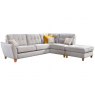 Cromer - Large Armless Corner Group LHF 3 Seater Unit With Chaise Footstool