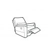 Parker Knoll Hampton - Armchair Manual Recliner A Grade Fabric