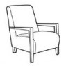 Abbotsford Collection Accent Chair BALI B