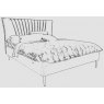 Lucille Bedframe Collection 135cm Bed / Elegance Fabric