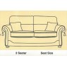 Oxford Sofa Collection 3 Seater Settee A Grade Fabric