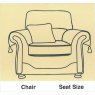 Oxford Sofa Collection Standard Chair A Grade Fabric