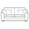 Martello Collection 3 Seater Sofa SE