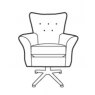 Martello Collection Swivel Chair SE