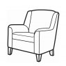 Martello Collection Accent Chair SE